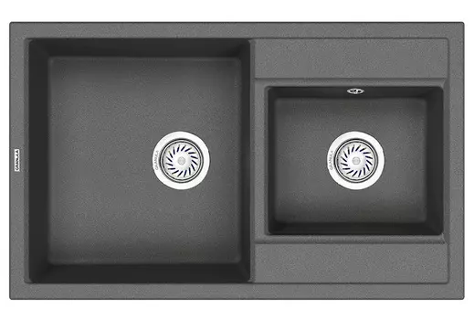 Кухонная мойка Granula 8201, графит