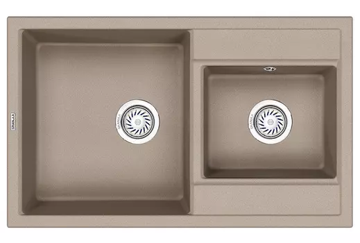 Мойка кухонная Granula 8201, ПЕСОК бежевый