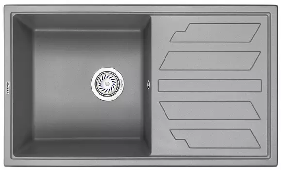 Кухонная мойка Granula 8601, алюминиум