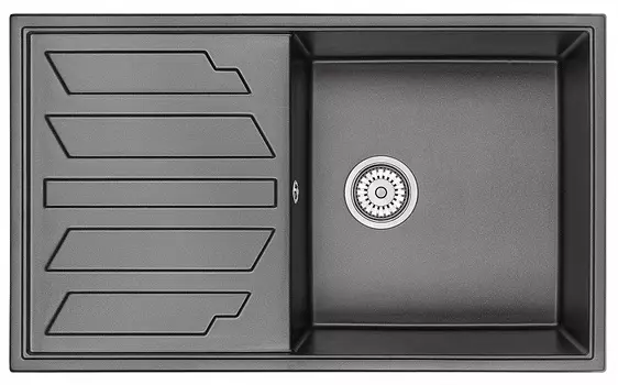 Кухонная мойка Granula 8601, чёрный