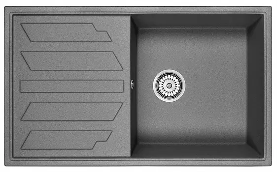 Кухонная мойка Granula 8601, графит