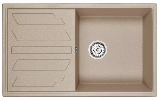 Кухонная мойка Granula 8601, песок