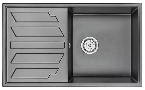 Кухонная мойка Granula 8601, шварц