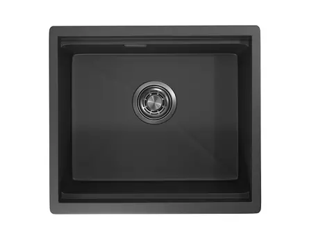 Кухонная мойка Granula Kitchen Space 5045u, черный матовый