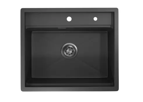 Кухонная мойка Granula Kitchen Space 6051, черный матовый