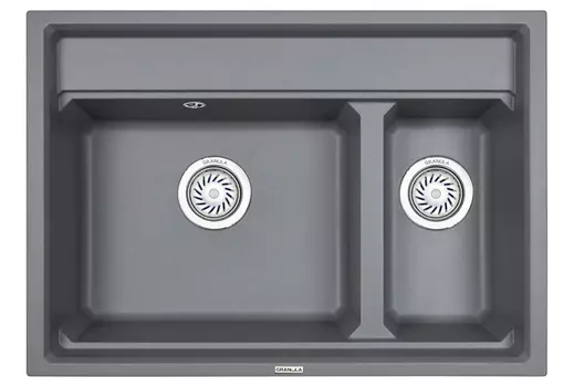 Кухонная мойка Granula Kitchen Space 7302, алюминиум