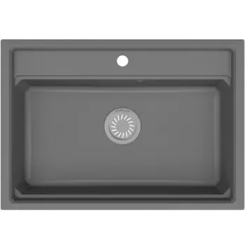 Мойка кухонная Granula Kitchen Space KS-7301 алюминиум