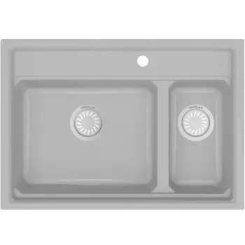 Мойка кухонная Granula Kitchen Space KS-7302 арктик