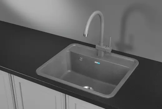 Кухонная мойка Granula Standart 5601, графит