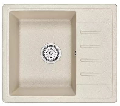 Кухонная мойка Granula Standart 5803, бежевый