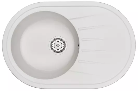 Кухонная мойка Granula Standart 7601, белый