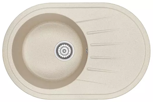 Кухонная мойка Granula Standart 7601, бежевый