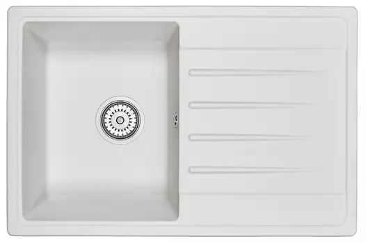 Кухонная мойка Granula Standart 7602, белый