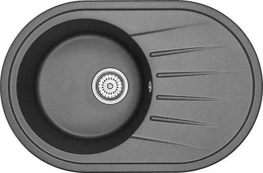 Кухонная мойка Granula Standart st-7601 черный