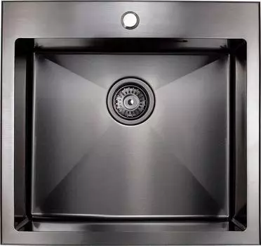 Мойка кухонная Kaiser KSM-5455, вороненая сталь