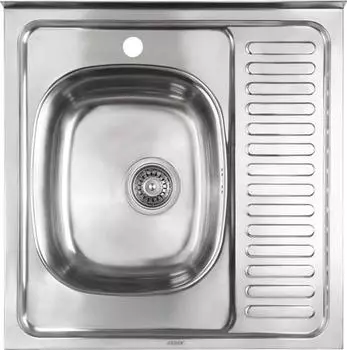Мойка кухонная Kaiser KSS-6060L левая, хром