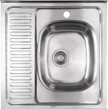 Мойка кухонная Kaiser KSS-6060R правая, хром