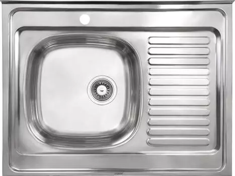 Мойка кухонная Kaiser KSS-8060L левая, хром