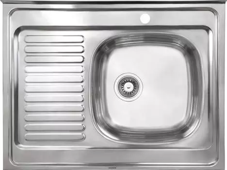 Мойка кухонная Kaiser KSS-8060R правая, хром