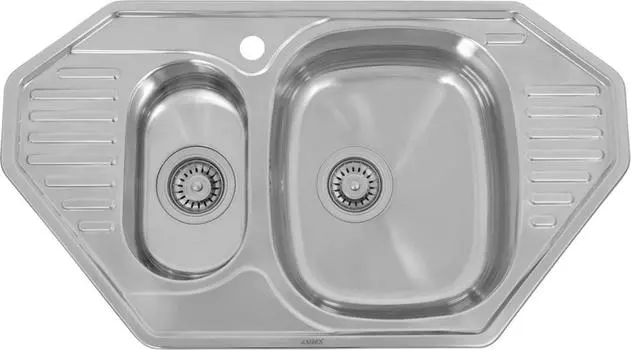 Мойка кухонная Kaiser KSS-8547, хром