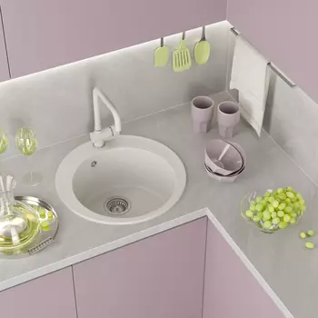 Мойка кухонная Misty Artemida 51 ART-51-03 жасмин