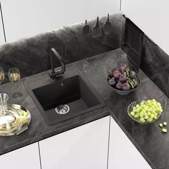 Мойка кухонная Misty Imperial 46 IMP-46х51-01 антрацит