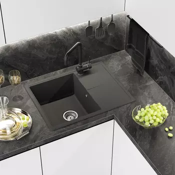 Мойка кухонная Misty Titan 65 TIT-65х51-01 антрацит