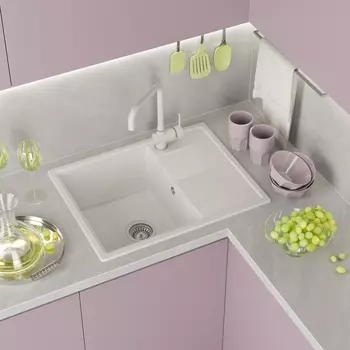 Мойка кухонная Misty Titan 65 TIT-65х51-03 жасмин