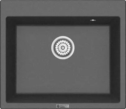 Мойка кухонная Point Бинга 60 PN3003GR, графит
