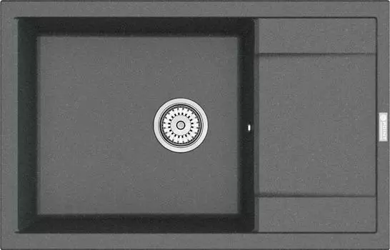 Мойка кухонная Point Велета 78 PN3002GR, графит