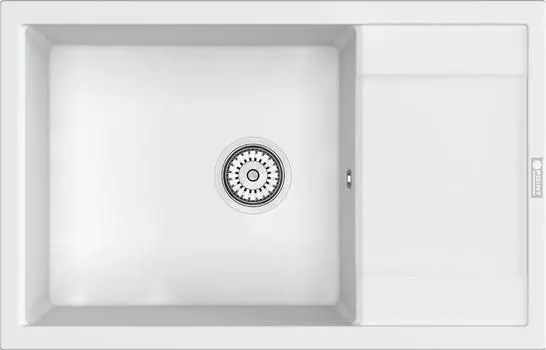 Мойка кухонная Point Велета 78 PN3002W, белый