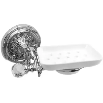 Мыльница Art&Max Barocco Crystal AM-1786-Cr-C, хром