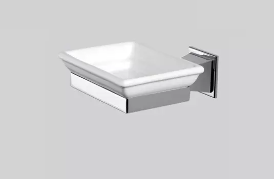 Мыльница Devon&Devon Time TM301CR, хром/белый