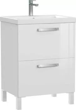 Набор тумба Cersanit Melar 60 раковина Cersanit Como 60 смеситель Elio ножки для тумбы 64762