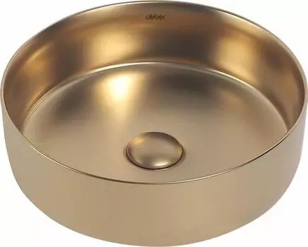 Накладная раковина Abber Bequem AC2108MMG, золото матовый