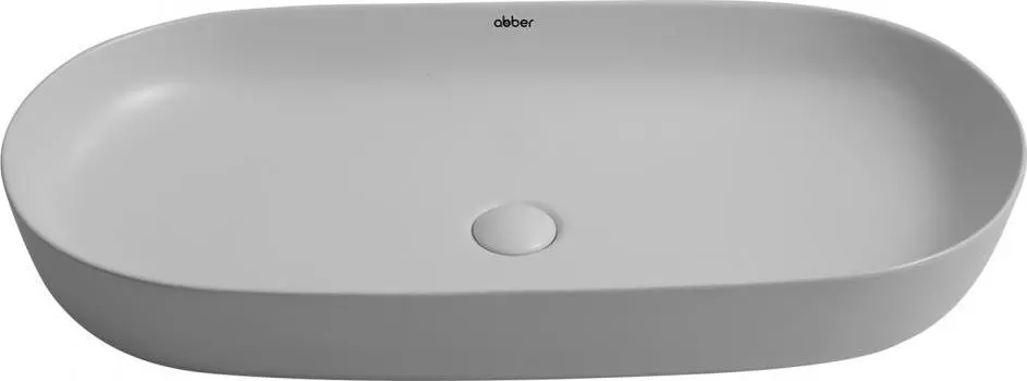 Накладная раковина Abber Bequem AC2110MLG, светло-серый матовый