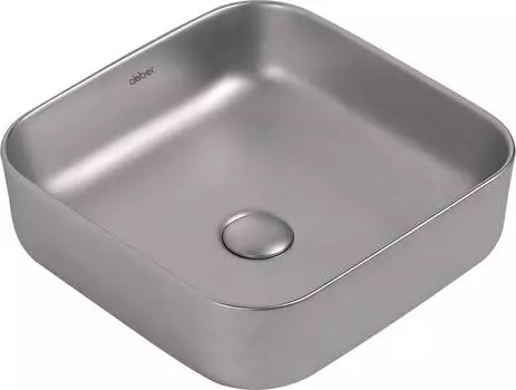 Накладная раковина Abber Rechteck AC2211MS, серебро матовый