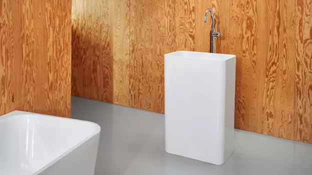 Напольная раковина 60 см Bette Art A183-000, белый