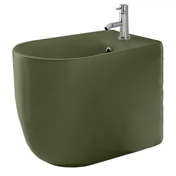 Напольное биде Kerasan Nolita 532011*1, Verde muschio