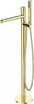 Напольный смеситель для ванны BelBagno UNO-FMT-ORO, золото
