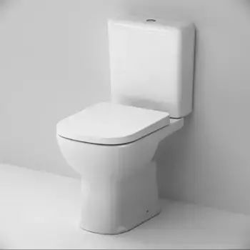 Напольный унитаз-компакт Am.Pm Sunny 2.0 C85C8601SC, безободковый, с сиденьем микролифт, белый