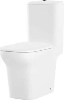 Напольный унитаз Lavinia Boho Bristol Rimless 3305001R с сиденьем микролифт, белый