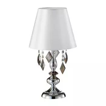 Настольная лампа Crystal Lux Mercedes LG1 Chrome/Smoke