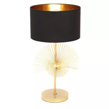 Настольная лампа Lumina Deco Fonti LDT 5534 GD+BK