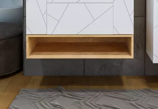 Ниша для тумбы Бриклаер Кристалл 4627125415913 дуб бунратти