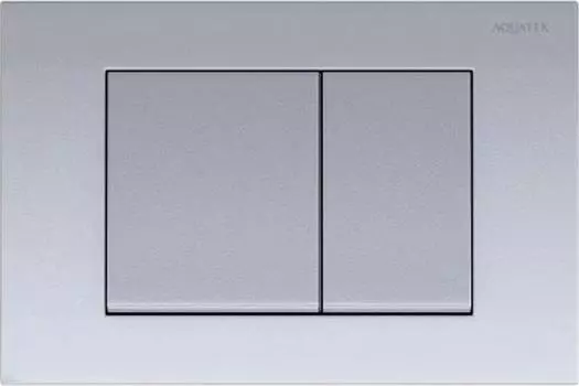 Панель смыва Aquatek KDI-0000011 001C, хром матовый