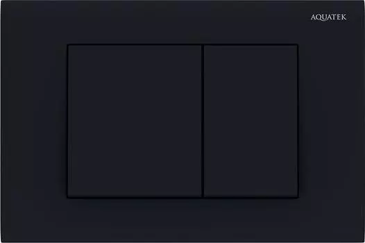 Панель смыва Aquatek KDI-0000012 001D, черный матовый