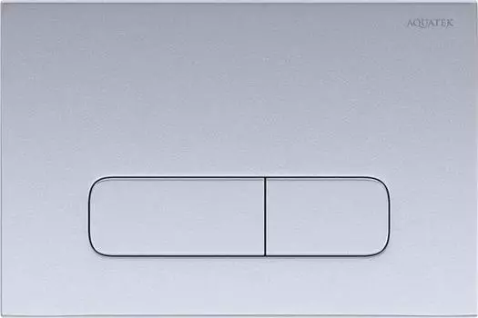 Панель смыва Aquatek KDI-0000014 002C, хром матовый