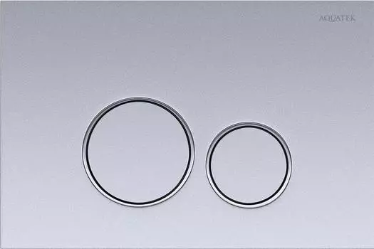 Панель смыва Aquatek KDI-0000019 005C, хром матовый