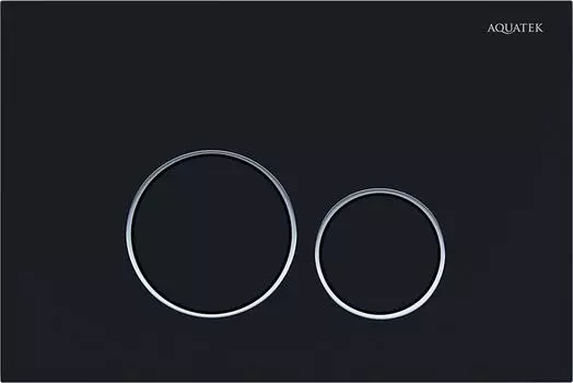 Панель смыва Aquatek KDI-0000020 005D, черный матовый